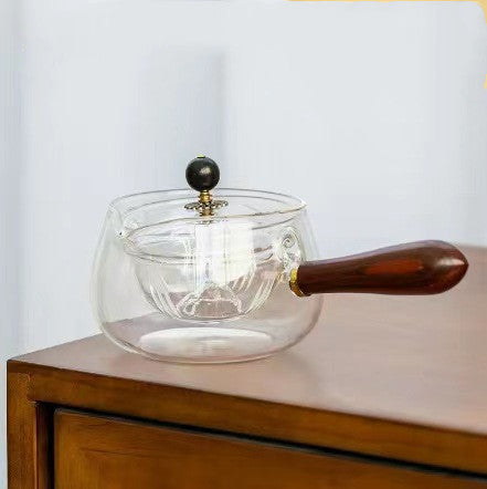 InfuRota Glass Teapot with Rotating Infuser