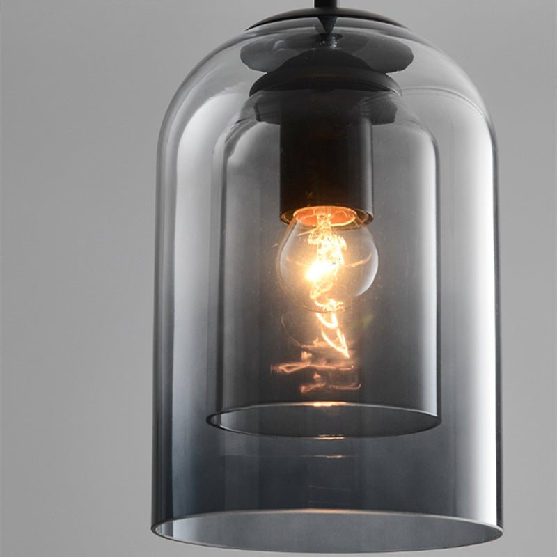 Double Glass Pendant Indoor Lamp Light