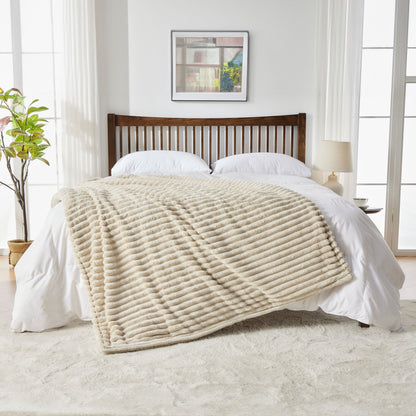 Electric Heated Fleece Throw