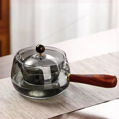 InfuRota Glass Teapot with Rotating Infuser