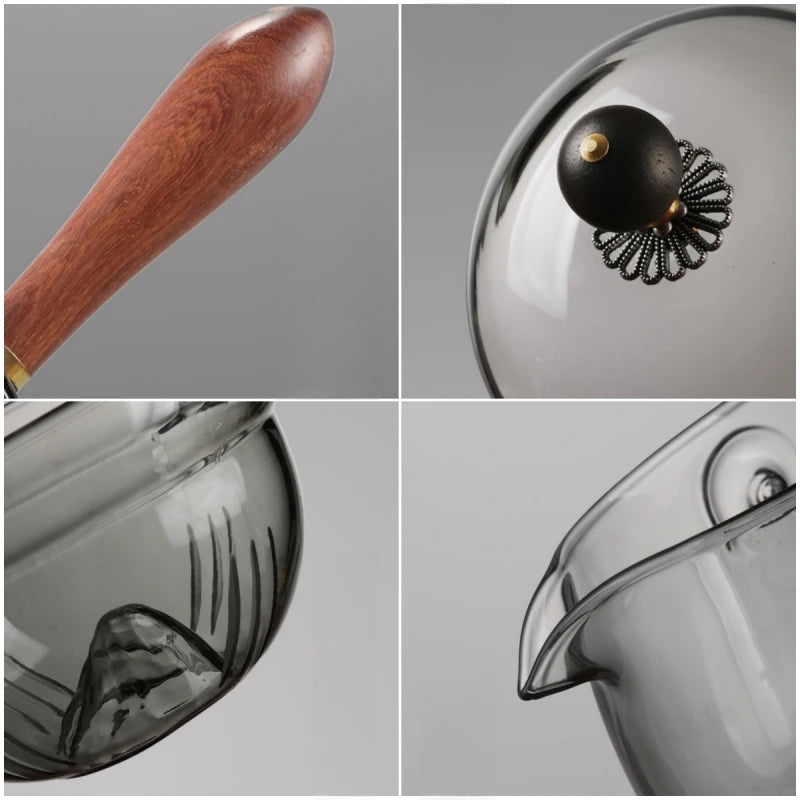 InfuRota Glass Teapot with Rotating Infuser