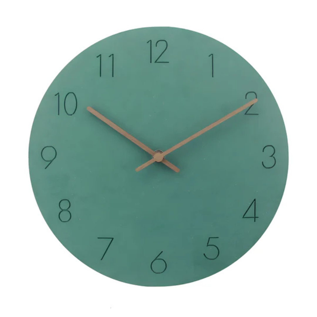 Minimalist Wooden Wall Clock