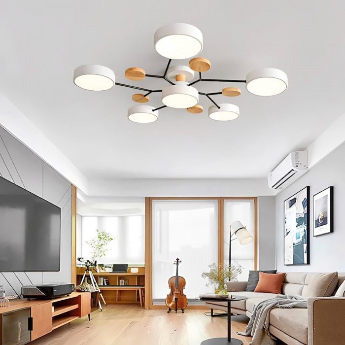 Scandinavian Branched Ceiling Lamp